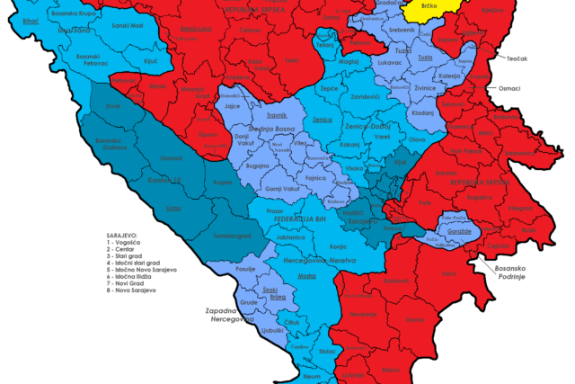 Kommuner i Bosnien-Hercegovina