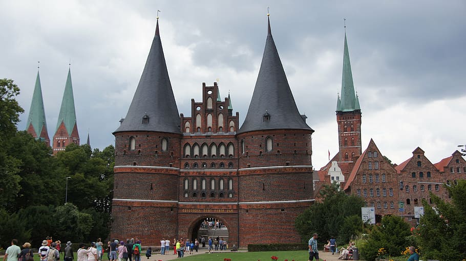 Lübeck Holsten Gate Landmark Hanseatic City