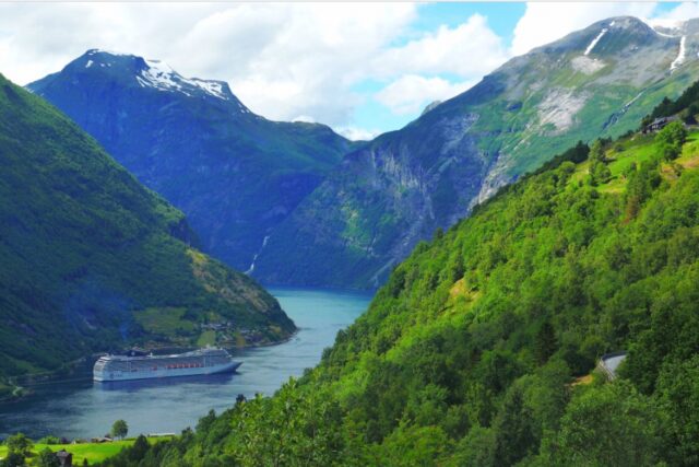 Geiranger Norway Fjord Landscape 597141