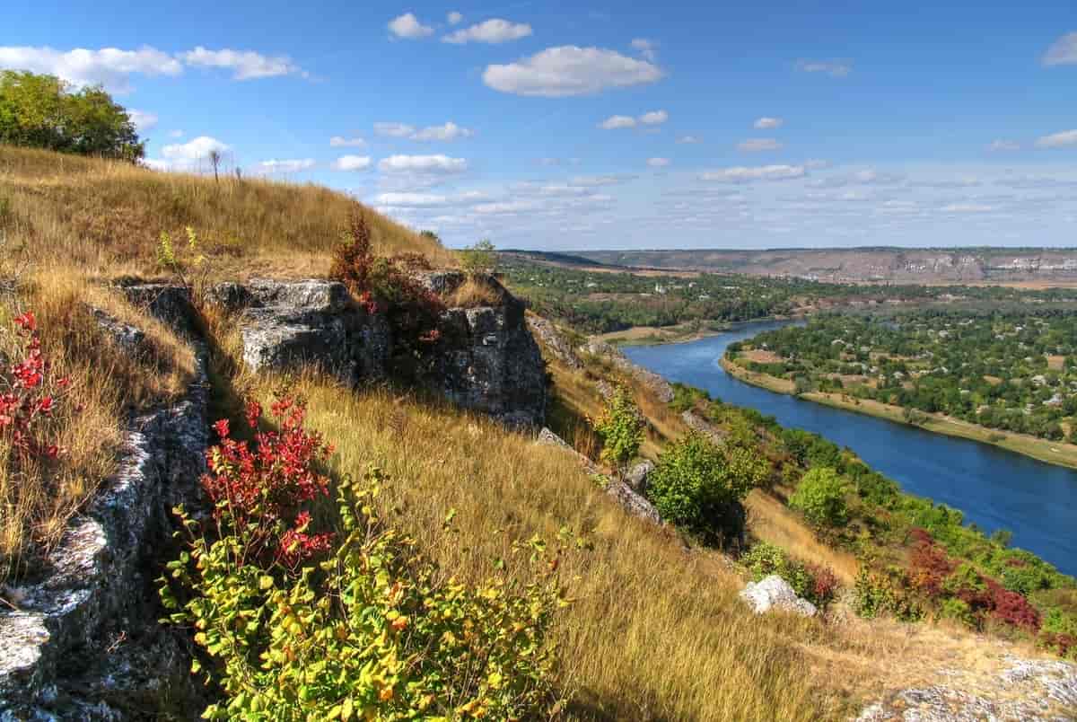 Floden Dnestr i Moldova (Alex Prodan, CC BY SA 4.0)