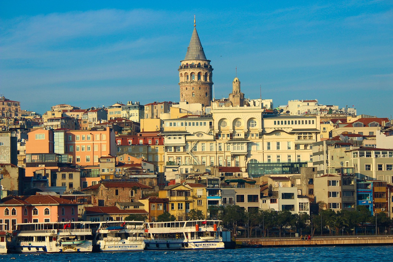Beyoglu i Istanbul med det kendte varemærke Galatatårnet.