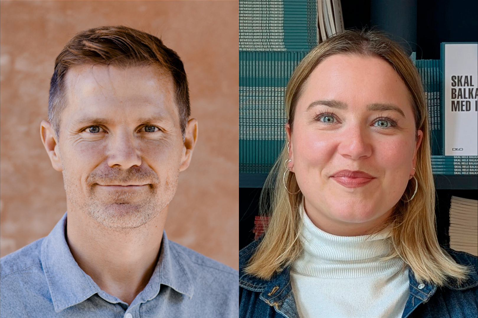 Kasper Tonsberg Schlie, sekretariatsleder i DEO og Helena Juric , projektleder i DEO