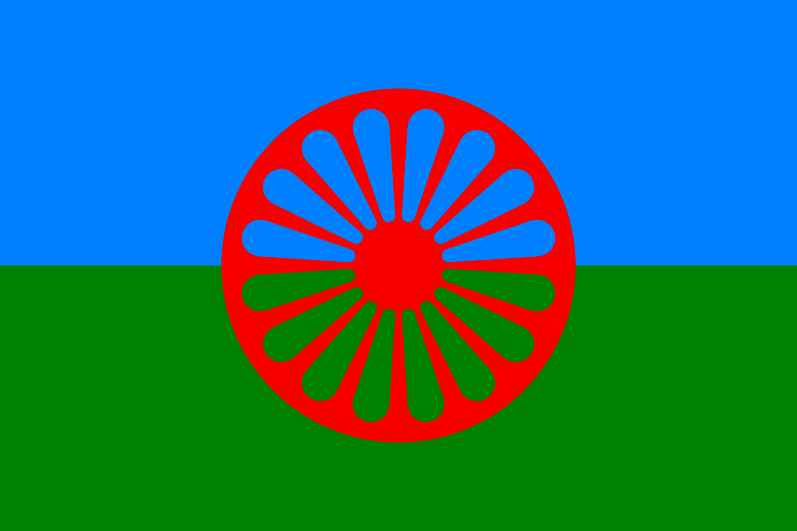 Flag Of The Romani People.svg