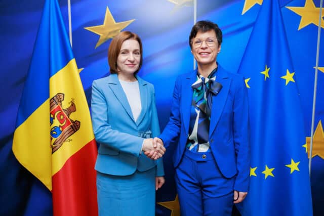 Visite De Maia Sandu, Présidente De La Moldavie, à La Commission Européenne
