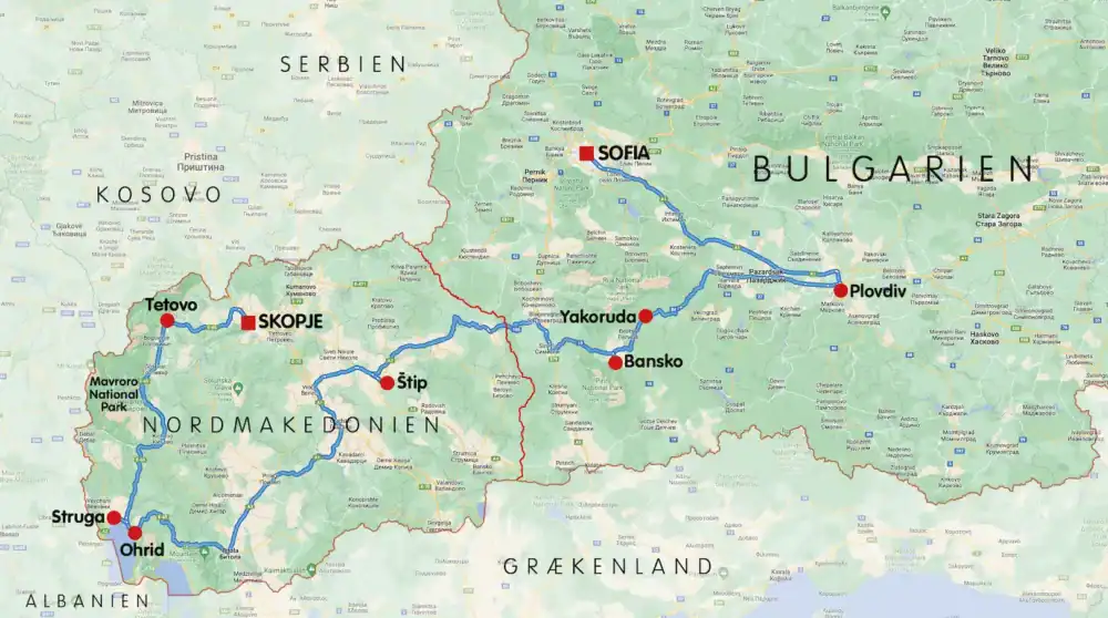 Nyt1 Kort Bulgarien Nordmakedonien